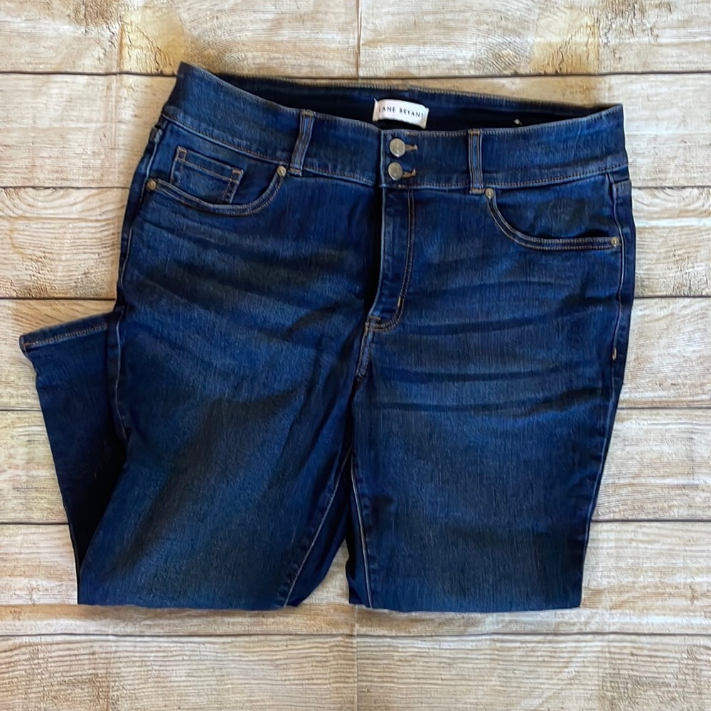 Lane Bryant High Rise Skinny Crop Sz 16